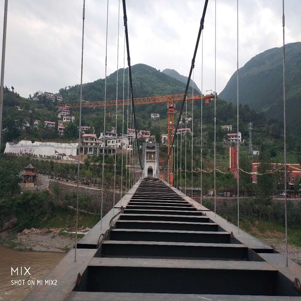 贵州钢结构河道桥梁案例实景