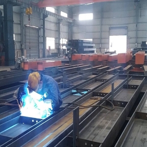 贵州黔川钢结构工厂实景