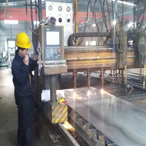 贵州黔川钢结构工厂实景